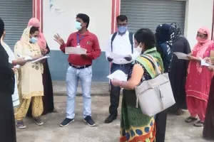 मुरादाबाद : अकबरपुर मे डिप्थीरिया सर्वे व टीकाकरण के लिए पहुंची स्वास्थ्य विभाग की टीम