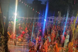 पीलीभीत: छठ पूजा का धूमधाम से समापन