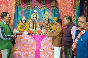 हरदोई: 38वीं रामलीला का पांचवें दिन आरती उतारकर हुआ शुभारंभ