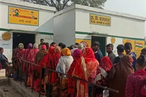 भरखनी क्षेत्र के दो ग्राम पंचायत में प्रधान पद के उपचुनाव में सम्पन्न हुआ मतदान