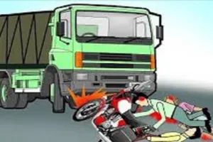 बाजपुर: बेकाबू डंपर की चपेट में आकर बाइक सवार महिला की मौत