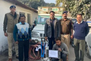 बरेली: ओएचई लाइन चुराने वाले गैंग का एक आरोपी गिरफ्तार, बरेली ही नहीं आस-पास के जिलों से भी चोरी करते थे तार