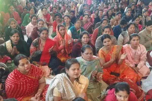 बहराइच: राणी सती आज मेरे घर आई…श्याम मंदिर में दादी की कथा सुन भाव विभोर हुए श्रद्धालु