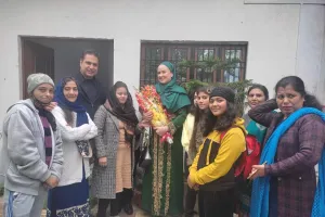 रामपुर के लोगों से मिलकर खुश हुईं अमेरिकी इतिहासकार मौरा मिशेल