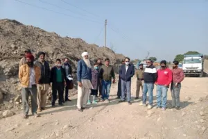 हल्द्वानी: जमीन पर उतरे प्रशासनिक अधिकारी तो खनन स्थल से गायब मिले सीमांकन पिलर