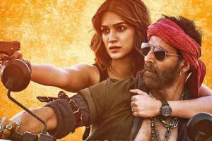 Bachchan Pandey: अक्षय के बाद कृति सेनन का पहला लुक आया सामने, होली पर चलेगी गोली