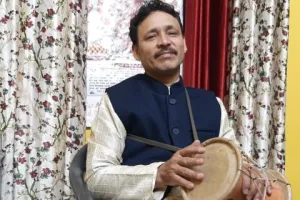 हल्द्वानी: राज्य स्तरीय संगीत शिक्षक प्रतियोगिता में गूंजेगा शिक्षक हरीश चंद्र पांडे का हुड़का