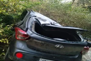 उत्तराखंड में खाई में गिरी कार, गाजियाबाद निवासी तीन लोगों की मौत, चार घायल