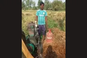 बाराबंकी: किसान ने डीजल पंपिंग सेट को एलपीजी से चला कर सिखाई नई राह, होगी घंटों की बचत