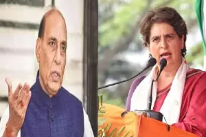 प्रियंका ने राजनाथ से किया आग्रह, कहा- सेना में भर्ती निकालें और आयु सीमा में हो दो साल की छूट