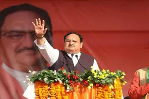 यूपी चुनाव: कुशीनगर में बोले जेपी नड्डा- सपा व बसपा ने चीनी मिलों का बेड़ा गर्क किया