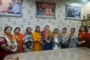 मुरादाबाद : महिला इकाई की जिला प्रमुख बनीं पूनम चौहान