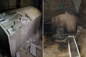 वेस्ट बैंक में फलस्तीनियों ने पवित्र स्थल पर की तोड़फोड़, लगाई आग