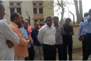 अयोध्या: निर्माणाधीन केंद्रीय विद्यालय का डीएम ने किया निरीक्षण, जल्द होगा संचालन