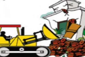 गाजियाबाद में प्रदूषण फैलाने वाली आठ फैक्ट्रियों पर चला बुलडोजर, मचा हड़कंप