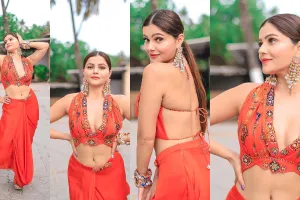 Rubina Dilaik Photos: छोटे पर्दे की बहू को बोल्ड अवतार में देख फैंस को लगा झटका, बैकलेस ड्रेस में एक्ट्रेस ने दिए हॉट पोज