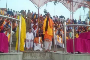 पूर्व केंद्रीय मंत्री के नेतृत्व में मोतिहारी से आए करीब 700 भाजपाइयों ने किया अयोध्या दर्शन