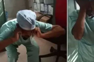 लखनऊ: केजीएमयू में स्वास्थ्यकर्मी से बंद कमरे में कराया गया उठक-बैठक! वीडियो वायरल
