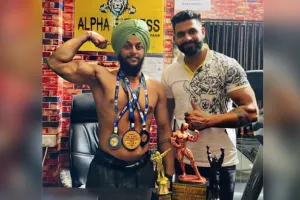 पीलीभीत: नेशनल बॉडी बिल्डिंग प्रतियोगिता में पीलीभीत के सिमरन ने जीते तीन मेडल