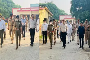 UP MLC Election 2022 : अमरोहा में डीएम और एसपी ने किया मतदान केंद्रों का निरीक्षण, दिए निर्देश