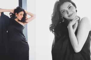 काजल अग्रवाल के घर जल्द आने वाला है नन्हा मेहमान, ब्लैक ड्रेस में बेबी बंप शो करती नजर आईं एक्ट्रेस