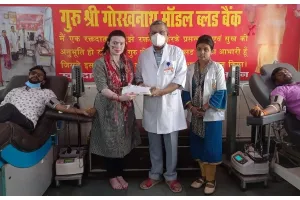 गोरखपुर: मंगल पाण्डेय के बलिदान दिवस और बंकिम चन्द्र चट्टोपाध्याय की ‘पुण्यतिथि’ पर रक्तदान शिविर का हुआ आयोजन