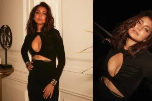 BOLD LOOK में अनुष्का शर्मा ने दिए POSE, फ्रंट ओपन ड्रेस में एक्ट्रेस ने सोशल मीडिया पर लगाई आग, देखें PHOTOS