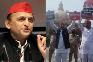 यूपी के बजट सत्र को लेकर अखिलेश यादव पहुंचे विधानसभा, महंगाई और बेरोजगारी के खिलाफ सपा ने किया प्रदर्शन