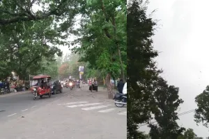 बहराइच: गर्मी से आमजन को मिली छुट्टी, दिन में छाया अंधेरा, धूल भरी आंधी के साथ शुरू हुई बूंदाबांदी