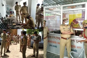 बाराबंकी: अपर पुलिस महानिदेशक ने किया कोतवाली का औचक निरीक्षण, पुलिस अधीक्षक और आलाधिकारी रहे मौजूद