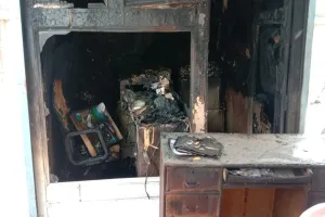 बहराइच: फोटो स्टेट और जनसेवा केंद्र में शार्ट सर्किट से लगी आग