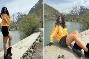 मनाली की हसीन वादियों का लुफ्त उठा रहीं भूमि पेडनेकर, देखें खूबसूरत तस्वीरें