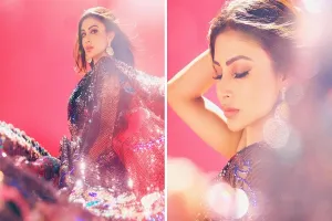 साड़ी में मौनी रॉय ने बिखेरा हुस्न का जलवा, क्या आपने तस्वीरें देखीं?