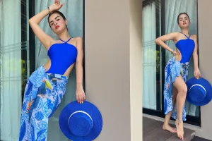 ब्लू स्विमसूट में Avneet Kaur  ने दिखाया ग्लैमरस अंदाज, एक्ट्रेस बिखेर रहीं जलवे, देखें फोटो