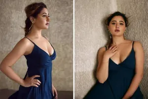 Rashmi Desai Photos : ब्लू शॉर्ट ड्रेस में रश्मि देसाई ने ढाया कहर, तस्वीरें देख आप भी कहेंगे WOW