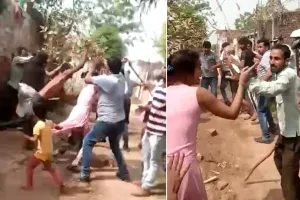 लखीमपुर-खीरी: हमलावरों ने महिलाओं और बच्चों को लाठियों से पीटा, कई घायल