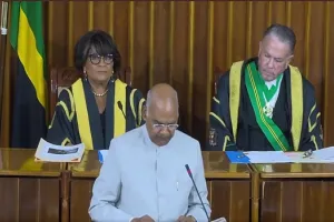 राष्ट्रपति रामनाथ कोविंद ने कहा- जमैका के साथ साझीदारी और सहयोग के लिए तैयार है भारत