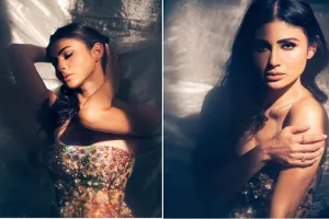 ट्रांसपेरेंट सेक्विन ड्रेस में मौनी रॉय का दिखा ग्लैमरस अवतार, पति संग दिए रोमांटिक पोज