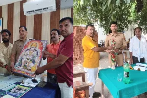 बहराइच: नवागंतुक थानाध्यक्षों से विहिप ने की मुलाकात, क्षेत्र की समस्याओं से कराया अवगत