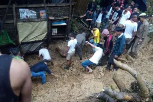 मणिपुर भूस्खलन : सेना ने पांच नागरिकों सहित 13 सैनिकों को बचाये जाने की दी सूचना 