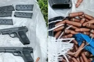 जम्मू कश्मीर के सांबा जिले में जंग लगे हथियार और गोला बारूद बरामद