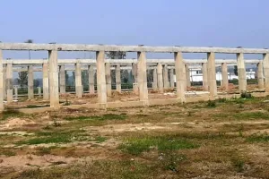 लखीमपुर-खीरी: तीन साल से अधूरी पड़ी गौशाला, भूखे मर रहे बेसहारा गौवंश