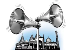 हल्द्वानी: धार्मिक स्थल से लाउड स्पीकर उतारने पर लोग कोतवाल से उलझे