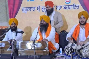 बहराइच: तेरा किया मीठा लागे शब्दों से मनाया गया शहीदी पर्व