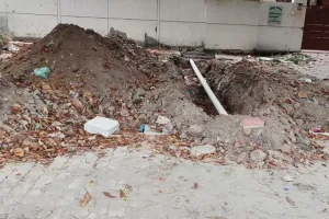 बरेली: स्टेडियम रोड पर जोड़े नहीं नाले, बारिश से होने लगी परेशानी