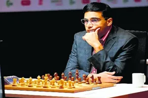 Norway Chess : विश्वनाथन आनंद और अनीश गिरी की बाजी ड्रॉ, मैग्नस कार्लसन को बढ़त