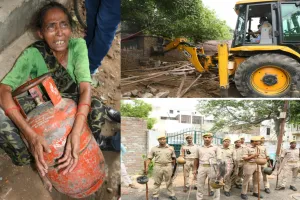 बरेली: अवैध कब्जा हटाने पहुंची निगम की टीम से तीखी नोकझोंक, महिला बोली- यहां रहते-रहते बूढ़े हो गए… जान दे देंगे