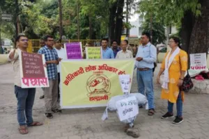 हल्द्वानी: नहीं थम रहा अग्निपथ का विरोध, क्रालोस और पछांस ने केंद्र सरकार का पुतला फूंका