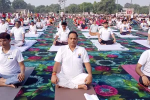 योग दिवस: शाहजहांपुर में 6.93 लाख से अधिक लोगों ने किया योग