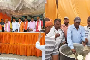 अयोध्या: चौथे मंगल पर मंदिरों में उमड़ी आस्था, जनपद में करीब 650 जगह भंडारे का आयोजन